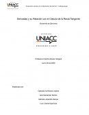 Derivadas y su Relación con el Cálculo de la Recta Tangente (Desarrollo de Ejercicios)