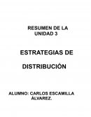 RESUMEN DE LA UNIDAD 3 ESTRATEGIAS DE DISTRIBUCIÓN