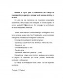 Normas de trabajo a máquina