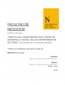 “IMPACTO DEL CANON MINERO EN EL ÍNDICE DE DESARROLLO SOCIAL, EN LOS DEPARTAMENTOS DEL PERÚ”