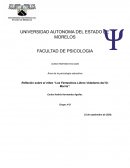 Reflexión sobre el video “Los Fantasticos Libros Voladores del Sr. Morris”