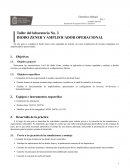 Taller del laboratorio No. 3 DIODO ZENER Y AMPLIFICADOR OPERACIONAL