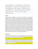 Indicadores y patógenos fecales estándar y nuevos en plantas de tratamiento de aguas residuales