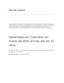 Mercado laboral en Colombia