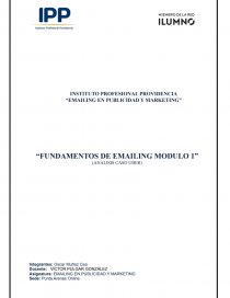 “FUNDAMENTOS DE EMAILING MODULO 1” (ANALISIS CASO UBER). Página 1