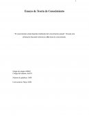Ensayo de Teoría de Conocimiento