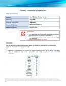 Formato: Porcentajes y regla de tres