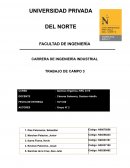 PRÁCTICA DE CAMPO 3. QUIMICA