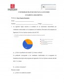 Taller tres estadistica descriptiva