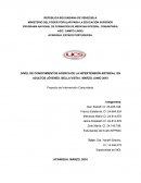 NIVEL DE CONOCIMIENTOS ACERCA DE LA HIPERTENSIÓN ARTERIAL EN ADULTOS JÓVENES