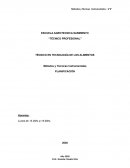 Planificacion anual metodos y tecnicas instrumentales