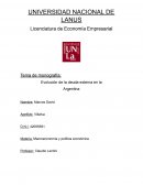 Monografia Deuda Externa Argentina