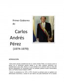 Primer Gobierno de Carlos Andrés Pérez (1974-1979)