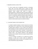 Desigualdad social y económica en Chile