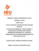 PROCESOS CONTABLES EN INSTITUCIONES DE SALUD.