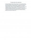 Prueba piloto del cuestionario