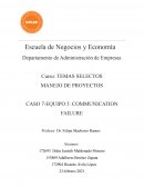 COMMUNICATION FAILURE