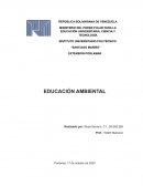Educación ambiental en Venezuela