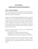 FORMULACIÓN DE MODELOS MATEMÁTICOS