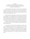 RESUMEN NUMERAL DOS “NORMA DEL DERECHO FUNDAMENTAL”
