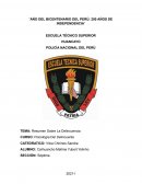 Resumen Sobre La Delincuencia