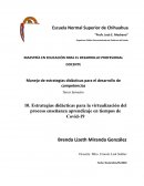 Estrategias didácticas para la virtualización del proceso enseñanza aprendizaje en tiempos de Covid-19
