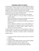 Denominacion de origen y la calidad del producto