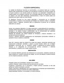 Filosofia empresarial