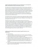 Cuál es la importancia de gestionar los recursos financieros en una empresa de familia, cuáles aspectos son los más relevantes y por qué?