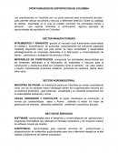 OPORTUNIDADES DE EXPORTACION EN COLOMBIA