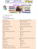 LITERATURA: “SUCEDIÓ EN COLORES”