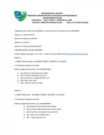 PROGRAMA ADMINISTRACION DE NEGOCIOS INTERNACIONALES. Página 1