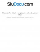 “El caso de Ana Estrada y la legalización de la eutanasia en el Perú”