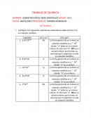 TRABAJO DE QUIMICA