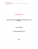 INVESTIGACIÓN DE MERCADO, GESTIÓN DE LA INFORMACIÓN Y TOMA DE DECISIONES