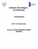 TOLERANCIAS EN NIVELACION Y PLANIMETRIA