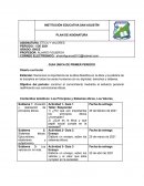 PLAN DE ASIGNATURA: ÉTICA Y VALORES