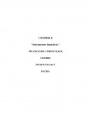 Tarea semana 8 “Instrumentos financieros.”