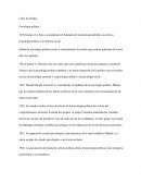 Línea de tiempo. Psicologia política