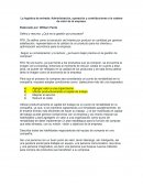 La logística de entrada: Administración, operación y contribuciones a la cadena de valor de la empresa