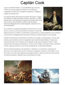 Capitán Cook. Página 1