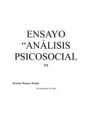 ENSAYO “ANÁLISIS PSICOSOCIAL”