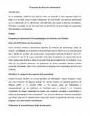 Propuesta de dirección adolescente