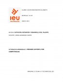 Actividad de aprendizaje Creando un perfil por competencias