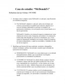 Caso de estudio: “McDonald’s”