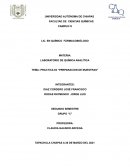 PRACTICA #3 “PREPARACION DE MUESTRAS”
