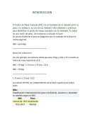 Indice de la masa corporal