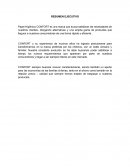 RESUMEN EJECUTIVO Papel Higiénico CONFORT