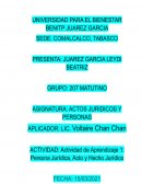 Persona jurídica, Acto y hecho jurídico