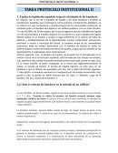 TAREA PROTOCOLO INSTITUCIONAL II Legislación española